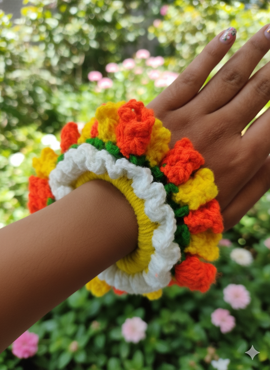 Home flower crunches